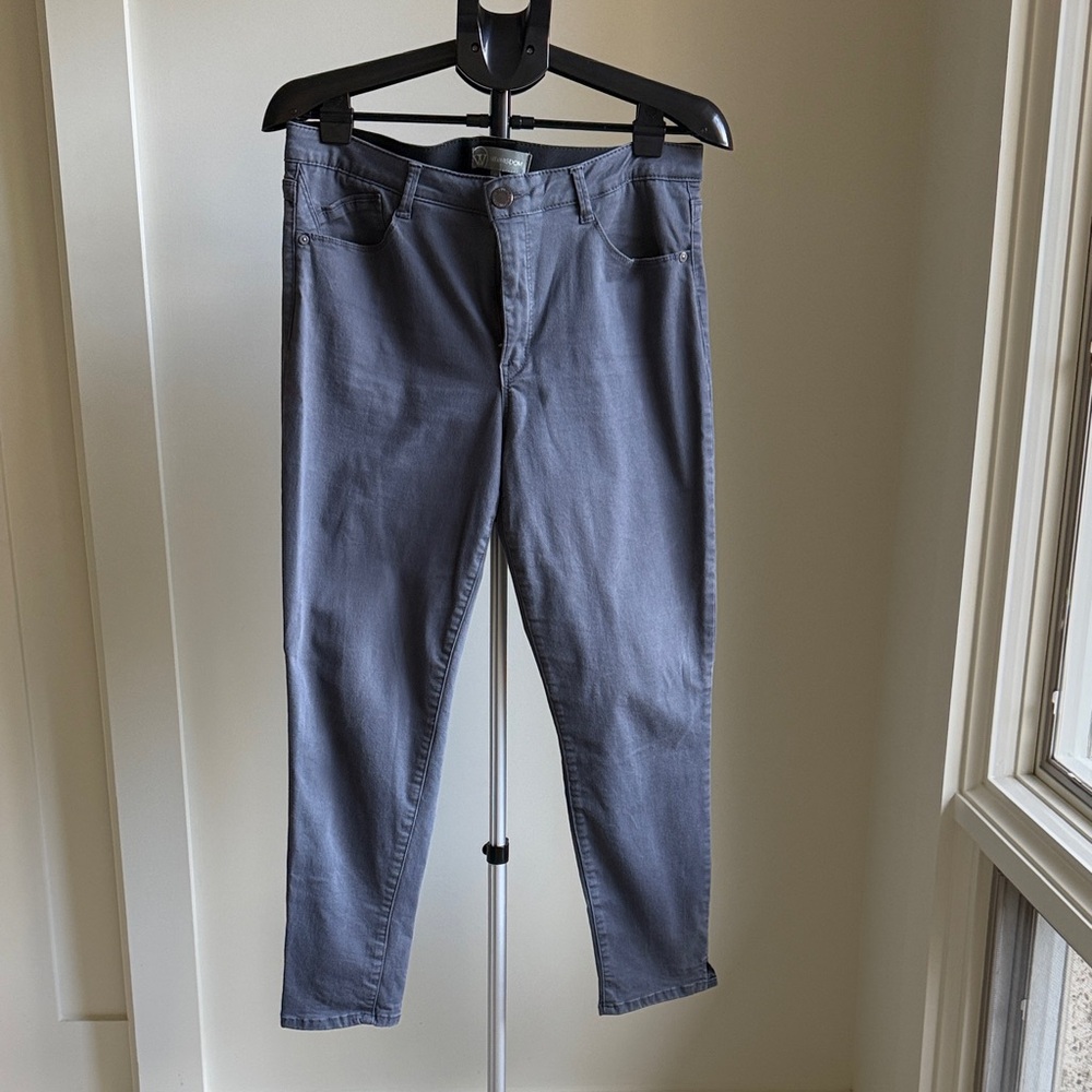 Wit & Wisdom Women's Gray Skinny Jeans